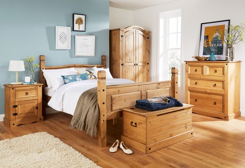 Corona solid pine - pine, bedroom