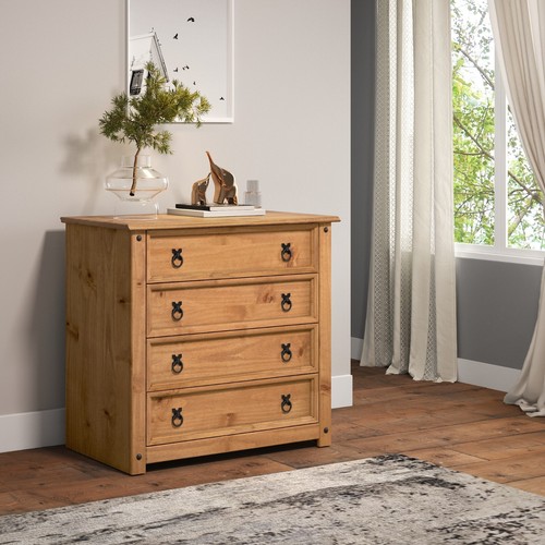 Corona chest drawers rustic - chest,