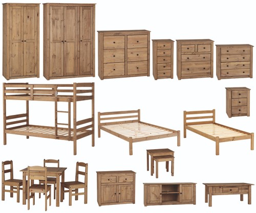 Panama solid pine bedroom - panama,