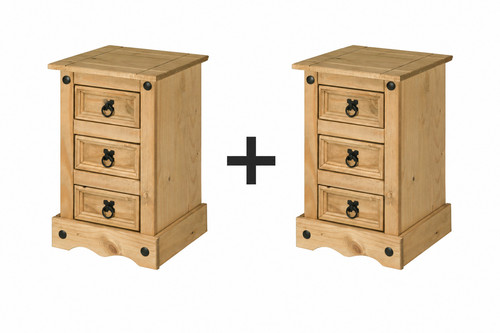 Corona bedside table - bedside,