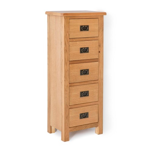 Surrey oak tallboy - tallboy, chest
